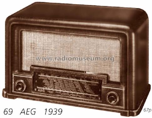 AEG-Super 69GWK; AEG Radios Allg. (ID = 54) Radio