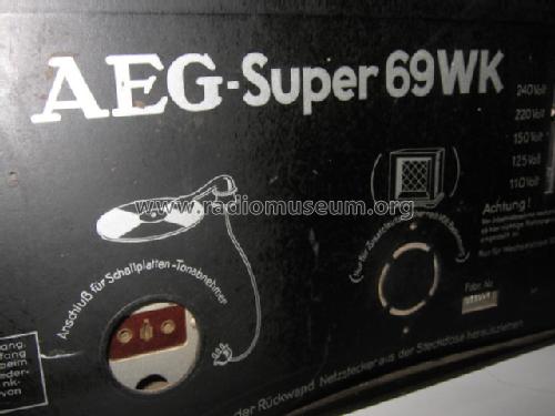 AEG-Super 69WK; AEG Radios Allg. (ID = 961682) Radio