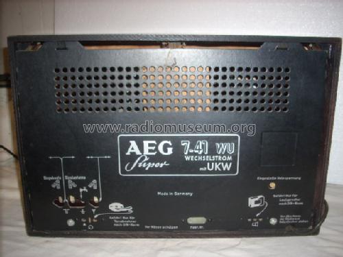 7-41 WU; AEG Radios Allg. (ID = 782032) Radio