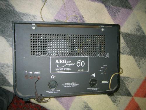 AEG Super 60 WU 60WU; AEG Radios Allg. (ID = 47570) Radio