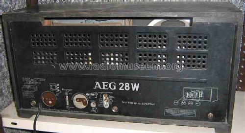 AEG 28W; AEG Radios Allg. (ID = 453068) Radio