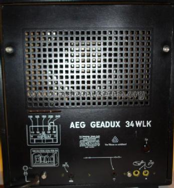 AEG Geadux 34WLK; AEG Radios Allg. (ID = 424969) Radio