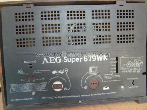 AEG-Super 679WK; AEG Radios Allg. (ID = 2256608) Radio