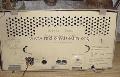 Bimby 1451; AEG Radios Allg. (ID = 39552) Radio
