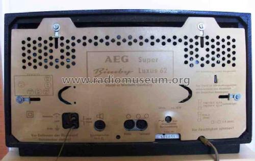 Bimby-Luxus 62; AEG Radios Allg. (ID = 778030) Radio