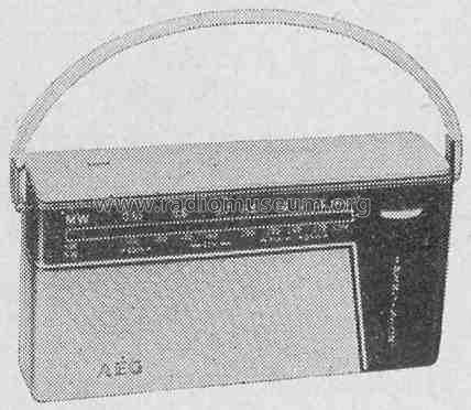 Dunlette ID = 296; AEG Radios Allg. (ID = 326368) Radio