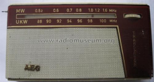 Carina Transistor UKW 62; AEG Radios Allg. (ID = 880685) Radio