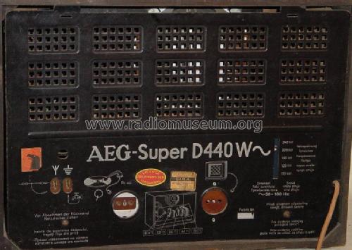 D440W; AEG Radios Allg. (ID = 60196) Radio