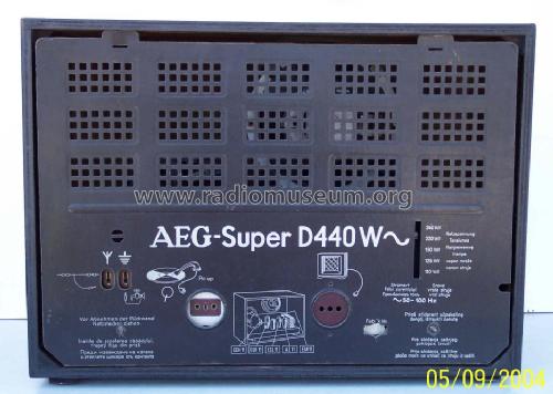 D440W; AEG Radios Allg. (ID = 86198) Radio