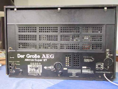 Der Große AEG 97GWK; AEG Radios Allg. (ID = 82921) Radio