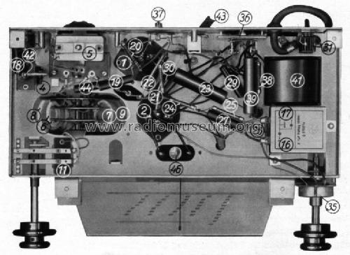 Deutschlandmeister 215WL; AEG Radios Allg. (ID = 102045) Radio