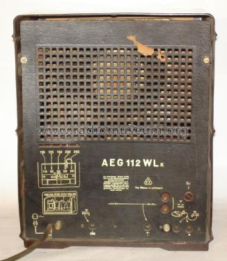 Geadux 112WLK; AEG Radios Allg. (ID = 2903639) Radio