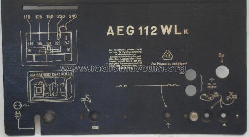 Geadux 112WLK; AEG Radios Allg. (ID = 2903640) Radio