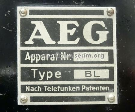 Geadyn BL ; AEG Radios Allg. (ID = 2606176) Radio