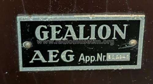 Gealion 1 und 4; AEG Radios Allg. (ID = 3185791) Altavoz-Au