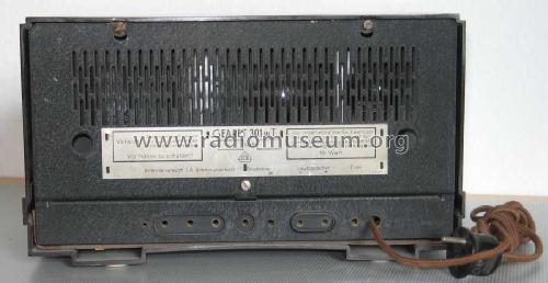 Gearet 301WT; AEG Radios Allg. (ID = 1531809) Radio