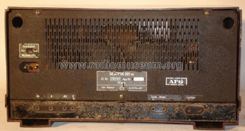 Geatrix 301W ; AEG Radios Allg. (ID = 2069905) Radio