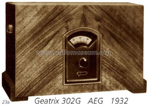 Geatrix 302G; AEG Radios Allg. (ID = 32) Radio
