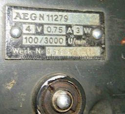 Generator N 11279; AEG Radios Allg. (ID = 1074251) Power-S