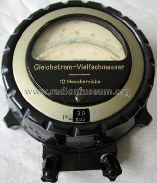 Gleichstrom-Präzisions-Vielfachmesser je 5 Strom und Spannungsmessbereiche; AEG Radios Allg. (ID = 2275022) Equipment