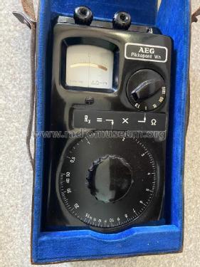 Kleinmeßbrücke Pikkopont Wh E-Nr. 2306-94411; AEG Radios Allg. (ID = 3080354) Ausrüstung