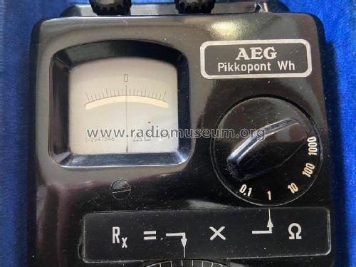 Kleinmeßbrücke Pikkopont Wh E-Nr. 2306-94411; AEG Radios Allg. (ID = 3080355) Ausrüstung