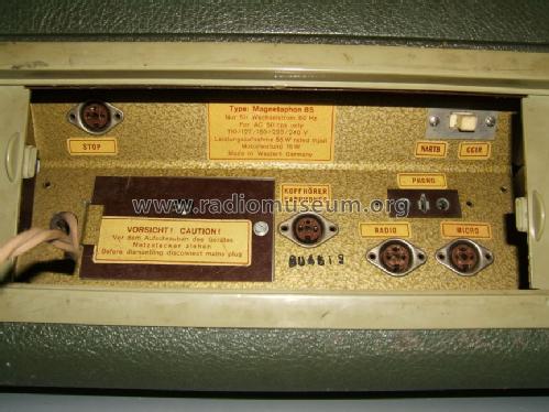 Magnetophon 85KL; AEG Radios Allg. (ID = 525041) Enrég.-R