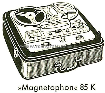 Magnetophon 85K; AEG Radios Allg. (ID = 487636) R-Player