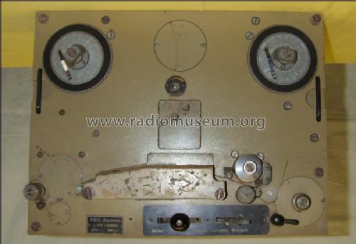 Magnetophon Tonschreiber b2; AEG Radios Allg. (ID = 1101989) Militär