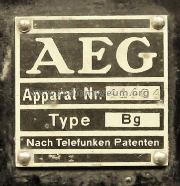 Neutrodyn Bg; AEG Radios Allg. (ID = 1419515) Radio