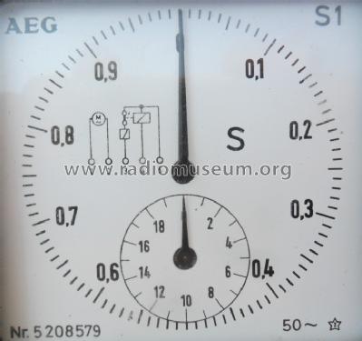 Sekundenmesser S1; AEG Radios Allg. (ID = 1504449) Ausrüstung