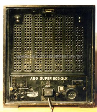 Super-Geador 605GLK; AEG Radios Allg. (ID = 39542) Radio