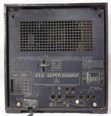 Super-Geatron 303aWLK; AEG Radios Allg. (ID = 1960533) Radio