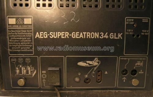 Super-Geatron 34GS ; AEG Radios Allg. (ID = 2391677) Radio