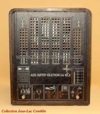 Super-Geatron 34WLK ; AEG Radios Allg. (ID = 592519) Radio