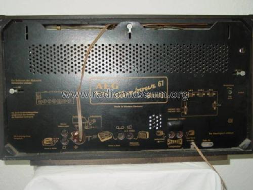 Tambour 61 Stereo ; AEG Radios Allg. (ID = 61475) Radio