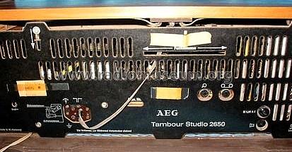 Tambour Studio 2650; AEG Radios Allg. (ID = 99319) Radio