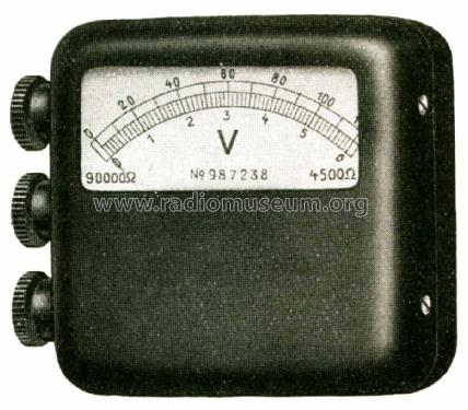 Taschenvoltmeter für Rundfunk-Batterien ; AEG Radios Allg. (ID = 1602739) Equipment
