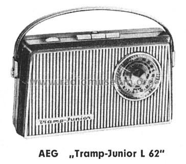 Tramp Junior L62; AEG Radios Allg. (ID = 112066) Radio