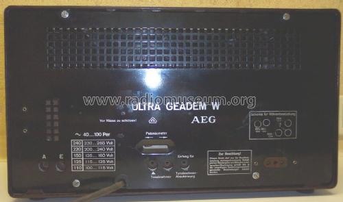 Ultra-Geadem W; AEG Radios Allg. (ID = 1182599) Radio