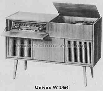 Univox W2464; AEG Radios Allg. (ID = 326425) Radio