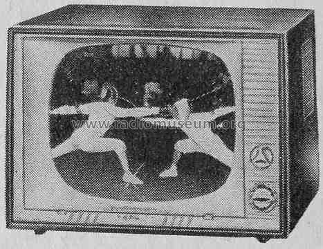 Visavox 1853T; AEG Radios Allg. (ID = 326077) Television