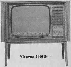 Visavox 3440St; AEG Radios Allg. (ID = 326509) Televisión