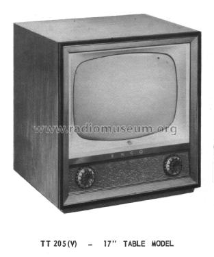 TT205V; AEI Ekco, Ediswan- (ID = 2052917) Television