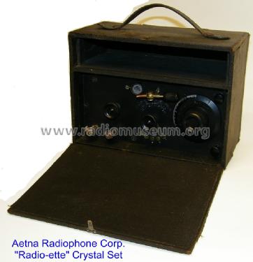 Radio-Ette Crystal Receiver ; Aetna Radiophone (ID = 1380167) Crystal