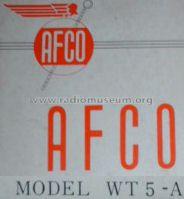 5 Transistor Transceiver WT-5A; Afco Electronics, (ID = 493699) Citizen