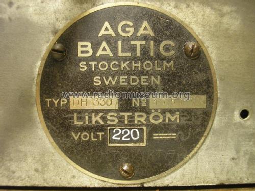 DH330; AGA and Aga-Baltic (ID = 3001045) Radio