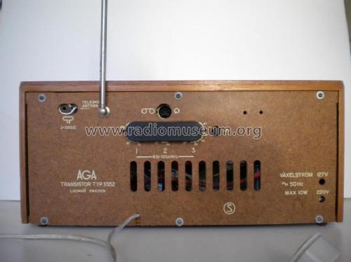 Transistor 3552; AGA and Aga-Baltic (ID = 969881) Radio
