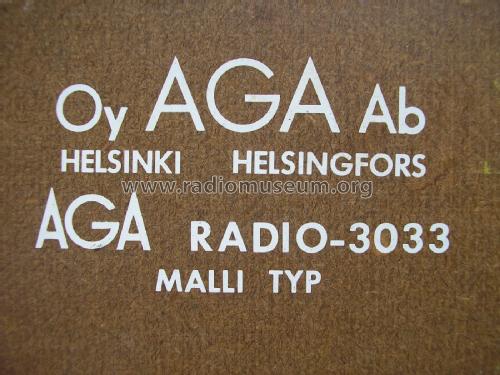 Radio-3033; Aga, Helsinki - see (ID = 1954562) Radio