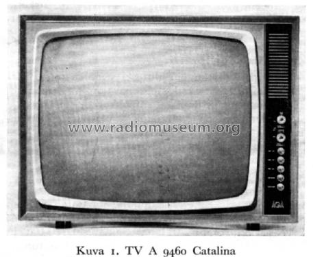 TV Receiver Catalina A9460, 9460S, A9561, 9561S; Aga, Helsinki - see (ID = 2012382) Television